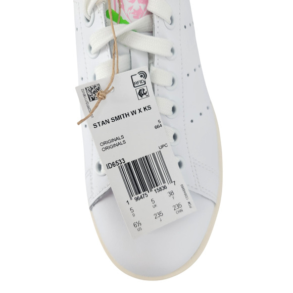 Adidas Stan Smith x Ksenia Schnaider Floral Heel Women’s 6.5 Sustainable Sneaker - Picture 6 of 8